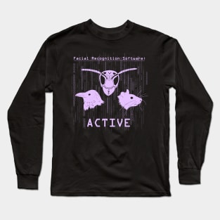 Animals Recognizing Humans - Light Purple Long Sleeve T-Shirt